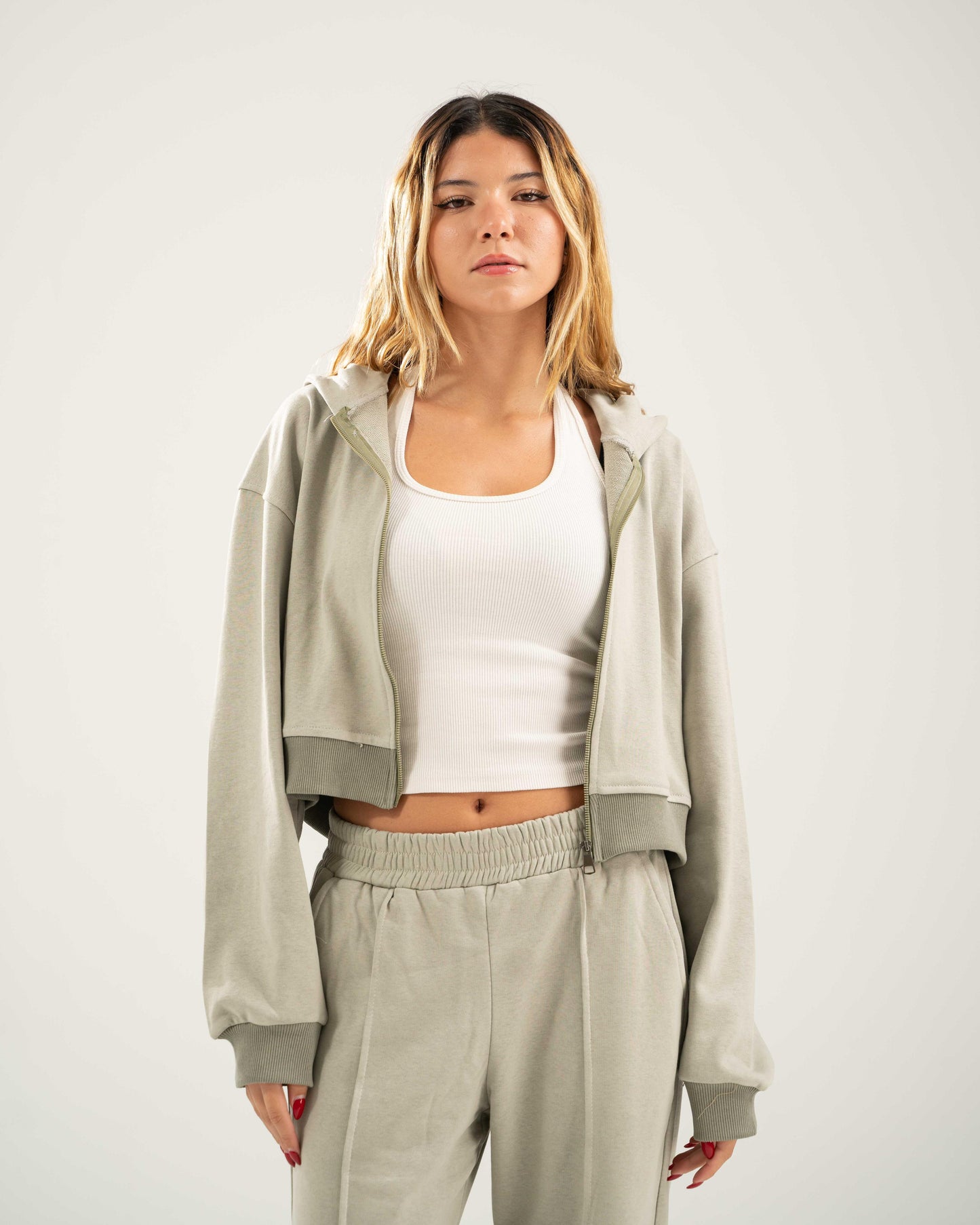 Cropped Oversized Jacket