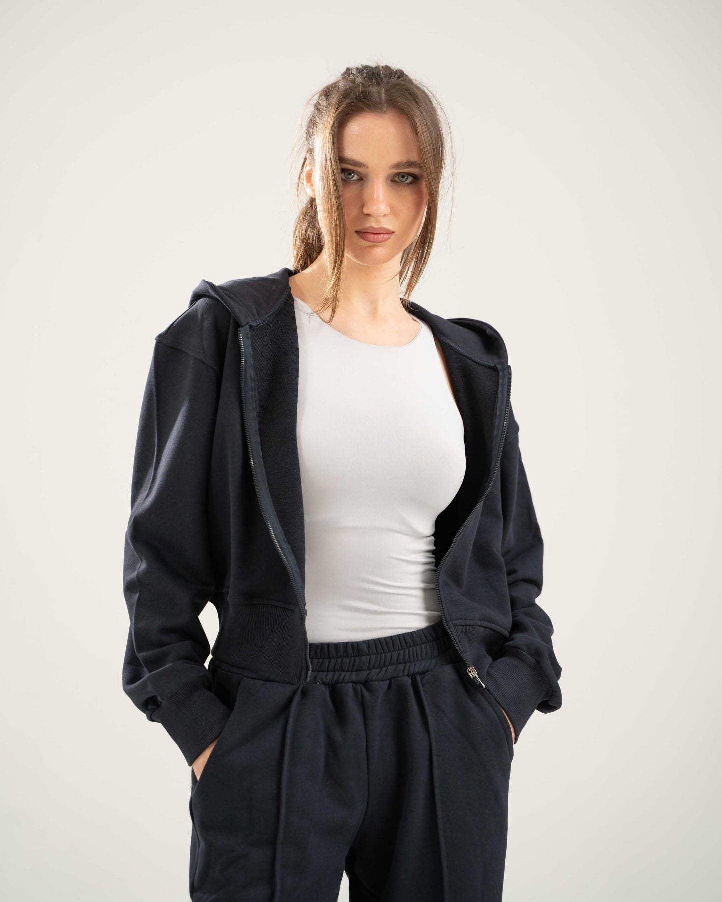 Cropped Oversized Jacket