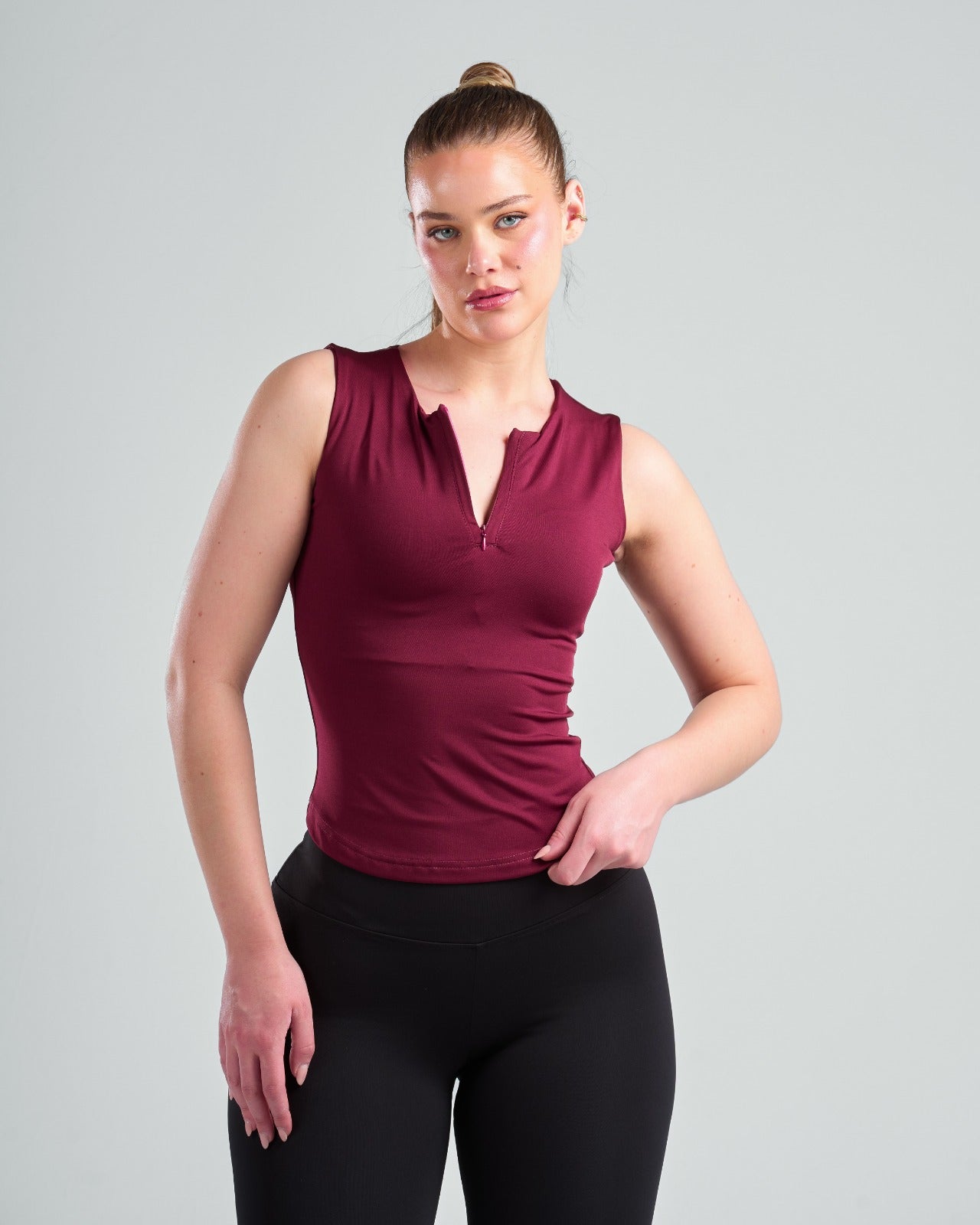 Zipper Tank Top