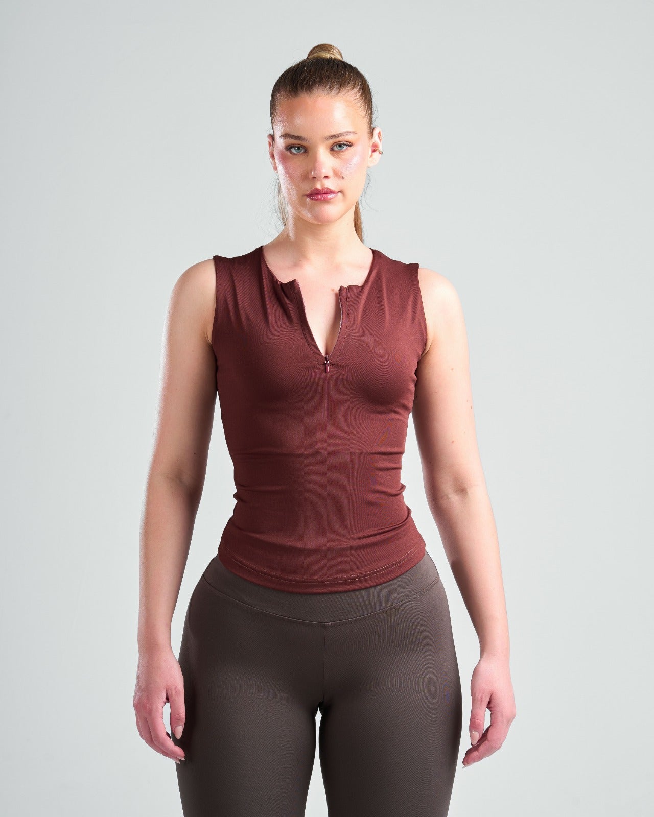 Zipper Tank Top