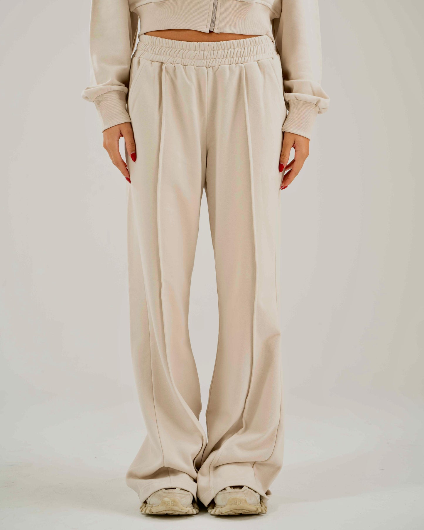 Oversized Sweatpants - Beige