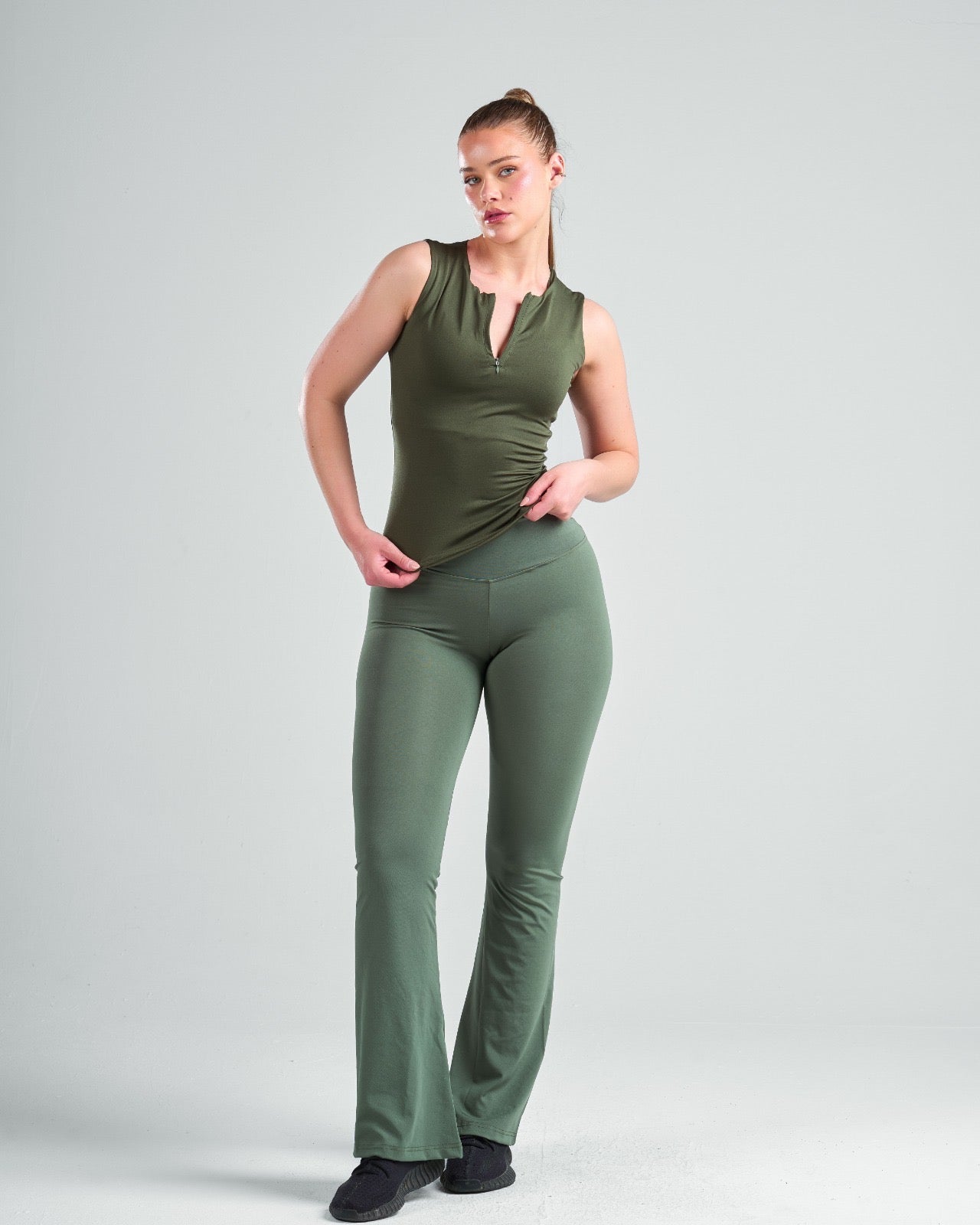 Zipper Tank Top