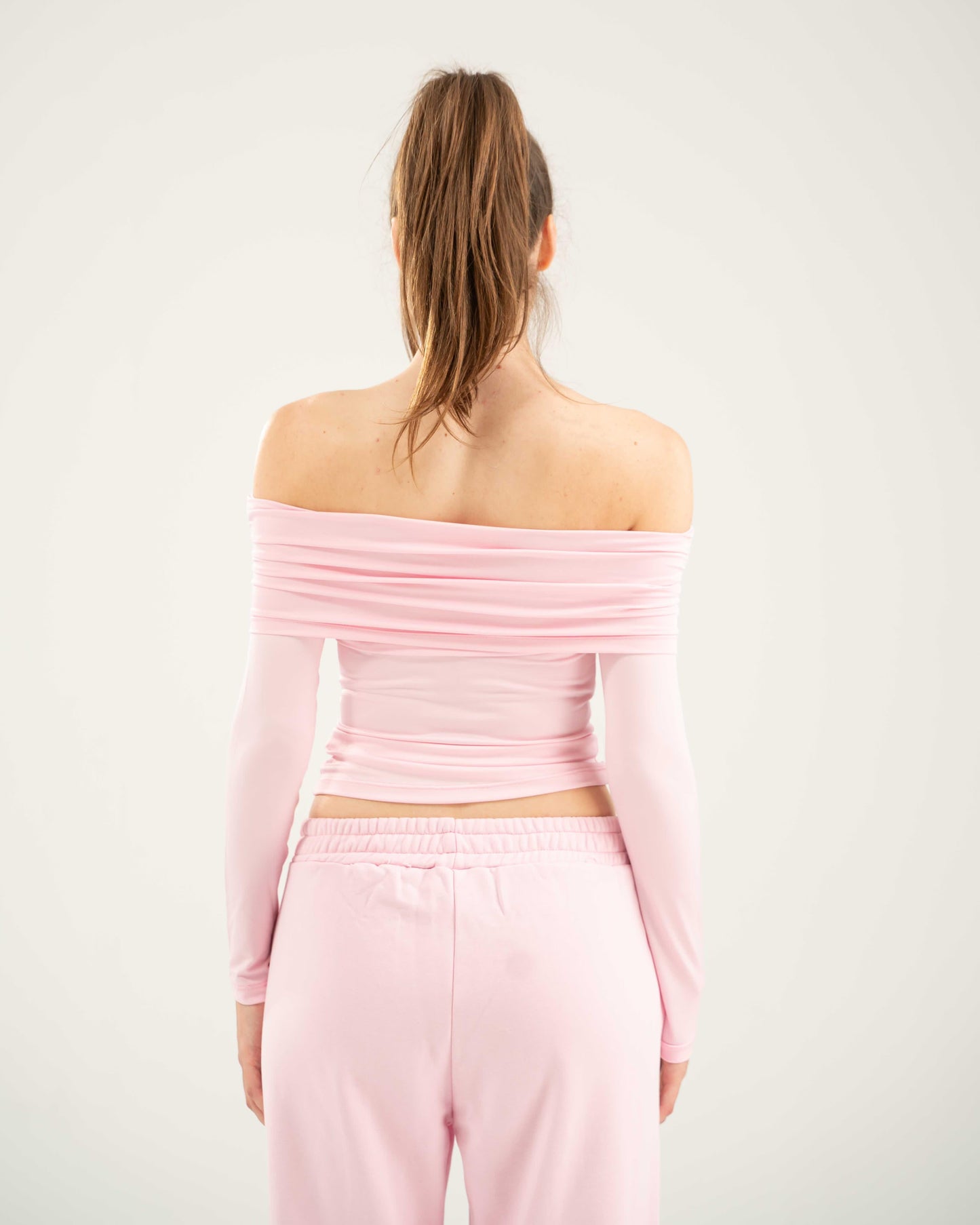 Off-Shoulder Top - Pink