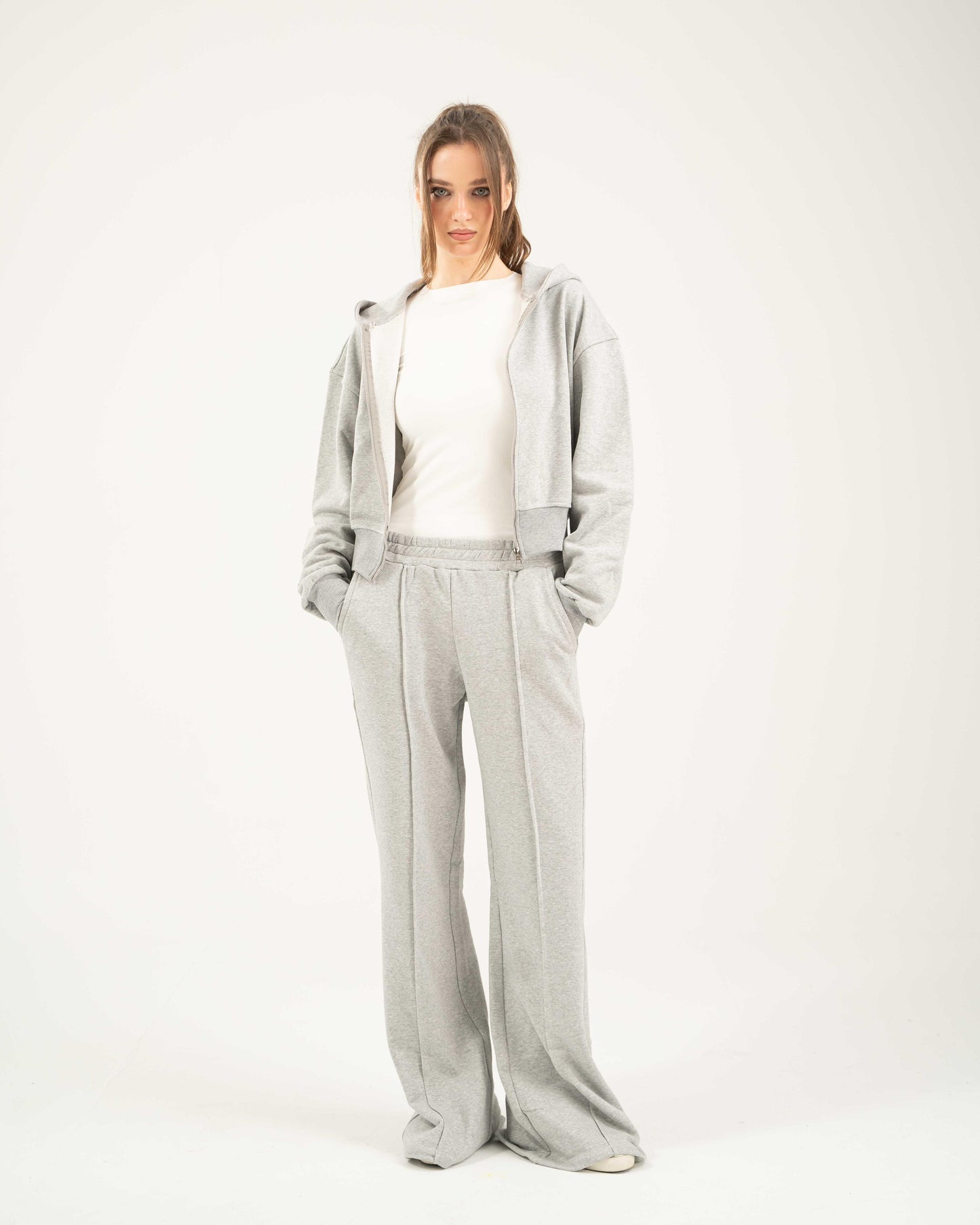 Oversized Sweatpants - Light Grey