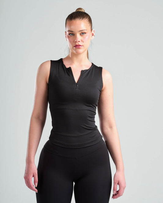 Zipper Tank Top