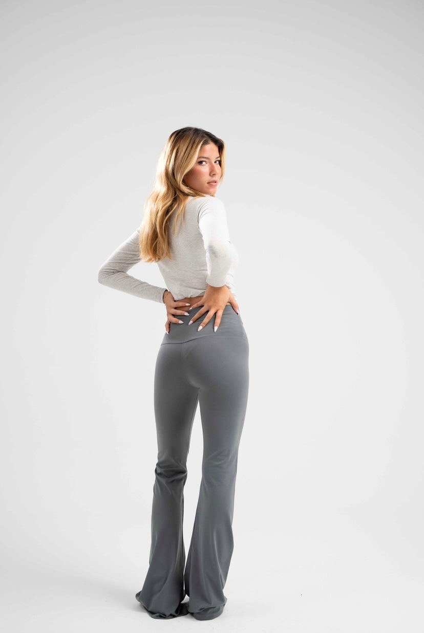 V-waist sculpt yoga pants - Grey